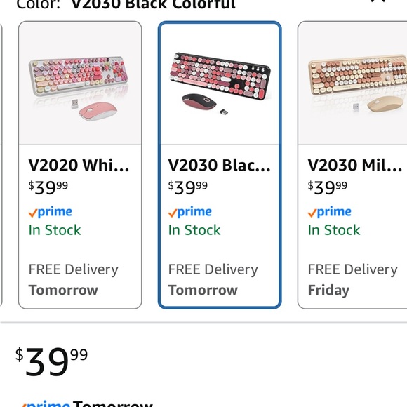 Colorful Round Keycap Keyboard - Picture 2 of 4